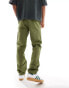 Фото #2 товара ASOS DESIGN straight fit ripstop trousers in khaki green