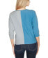 Фото #10 товара Women's Colorblock 3/4-Sleeve Dolman Sweater