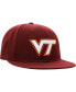 Men's Maroon Virginia Tech Hokies Team Color Fitted Hat