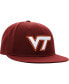 ფოტო #4 პროდუქტის Men's Maroon Virginia Tech Hokies Team Color Fitted Hat