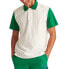 Bonobos Fielder Polo Shirt Men's Size XL White Green Cotton Golf Collared Sports