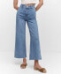 Фото #5 товара Women's High Waist Culotte Jeans