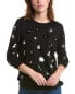 Edinburgh Knitwear Leopard Sequin Sweater Women's