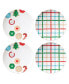 Фото #1 товара Cookie Time Accent Plate, Set of 4
