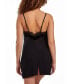Women's Layna Velore and Velvet-Textured Lace Trimmed Chemise