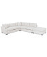 Фото #4 товара Nightford 143" 4-Pc. Fabric L Sectional, Created for Macy's