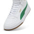Фото #8 товара Puma Caven 2.0 Mid 39229111 Mens White Leather Lifestyle Sneakers Shoes