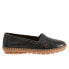 Фото #1 товара Trotters Rosie T2233-001 Womens Black Leather Slip On Loafer Flats Shoes 10.5