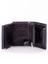 Фото #6 товара Мужское портмоне кожаное черное вертикальное без застежки  Portfel-CE-PR-N4-BC.18-czarny Factory Price