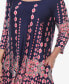 ფოტო #7 პროდუქტის Plus Size Rella 3/4 Sleeve Tunic Top