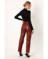 ფოტო #5 პროდუქტის Women's Maverick Leather Pants