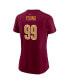 Фото #4 товара Women's Chase Young Burgundy Washington Commanders Player Name and Number T-shirt