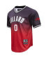 Фото #2 товара Men's Damian Lillard Black, Red Portland Trail Blazers Ombre Name and Number T-shirt