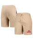 ფოტო #1 პროდუქტის Men's Tan Chicago Bulls Team Stripe Shorts