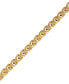 Men's Link Bracelet in Gold-Plated Stainless Steel