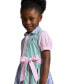 ფოტო #2 პროდუქტის Toddler and Little Girls Striped Cotton Fun Shirtdress