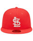 Фото #2 товара Men's Red St. Louis Cardinals Lava Highlighter Logo 59FIFTY Fitted Hat