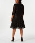 ფოტო #2 პროდუქტის Plus Size Sequined Lace Dress