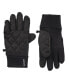 Фото #2 товара Men's Diamond Quilted Pongee and Spandex Water Repellent and Touchscreen Gloves