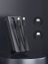 Фото #16 товара Внешний аккумулятор Joyroom 30W 10000mAh с встроенными кабелями iPhone Lightning и USB-C, цвет черный