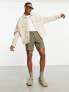 Фото #7 товара ASOS DESIGN oversized western jacket in beige linen look