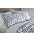 Фото #5 товара Forevermore Luxury Cotton Sateen Duvet Cover and Sham Set, King