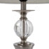 Фото #4 товара Настольная лампа Белый Серебристый лён Металл Стеклянный Железо 40 W 220 V 30 x 30 x 67 cm