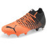 Фото #4 товара Puma Future Z 1.3 Soft Ground Soccer Cleats Mens Orange Sneakers Athletic Shoes