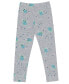 ფოტო #4 პროდუქტის Little Girls Long Sleeve Grogu Top and Leggings Set, 2PC