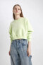 Coool Crop Basic Sweatshirt C2116ax24sp