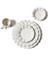 Фото #4 товара by Laura Johnson Signature Ruffle White Dinner Plate