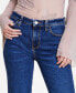 ფოტო #4 პროდუქტის Women's Whiskered Faded-Front Bootcut Denim Jeans