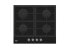 Фото #1 товара Варочная панель BEKO HILG 642C5 SB черная встраиваемая 60 см газовая 4 конфорки