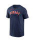 Men's Justin Verlander Navy Houston Astros Player Name and Number T-shirt