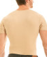 ფოტო #6 პროდუქტის Men's Big & Tall Insta Slim Compression Short Sleeve V-Neck T-Shirt