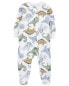 Фото #15 товара Baby Dinosaur Fleece Zip-Up Footie Sleep & Play Pajamas Preemie (Up to 6lbs)