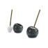 Toilet Brush Ceramic Silver Stainless steel 15 x 33,5 x 15 cm