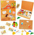 Фото #1 товара alles-meine.de GmbH XL - Hammer Game - Farm & Animals - 174 Pieces / for Children - Knocking Game Nail Game - Nail Hammer Wood Colourful - Hammers with Cork Plate & Templates