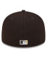 Фото #4 товара Men's Brown San Diego Padres 2024 Batting Practice Low Profile 59FIFTY Fitted Hat
