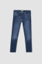 Фото #8 товара Джинсы defacto DeFacto Erkek Carlo Skinny Fit Normal Bel Dar Paça Jean Pantolon