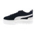 Фото #10 товара Puma Mayze Raw Teddy 38664101 Womens Black Suede Lifestyle Sneakers Shoes