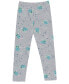 ფოტო #3 პროდუქტის Little Girls Long Sleeve Grogu Top and Leggings Set, 2PC