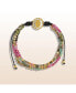ფოტო #1 პროდუქტის Peaceful Guidance - Tourmaline Hamsa Charm Bracelet