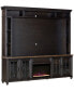 Фото #3 товара 96" Dawnwood 2PC TV Console Set (96" Console and Hutch)