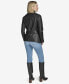 Фото #2 товара Women's Delphine Belted Leather Jacket