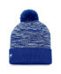 Men's Blue Vancouver Canucks Defender Cuffed Knit Hat with Pom