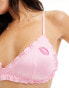 Фото #3 товара ASOS DESIGN bra and thong set in pink satin