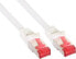 Фото #1 товара InLine Patch Cable S/FTP PiMF Cat.6 250MHz PVC copper white 0.25m