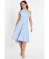 ფოტო #1 პროდუქტის Women's Ruffle One-Shoulder Skater Midi Dress