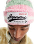 Aape By A Bathing Ape stipe beanie in pink